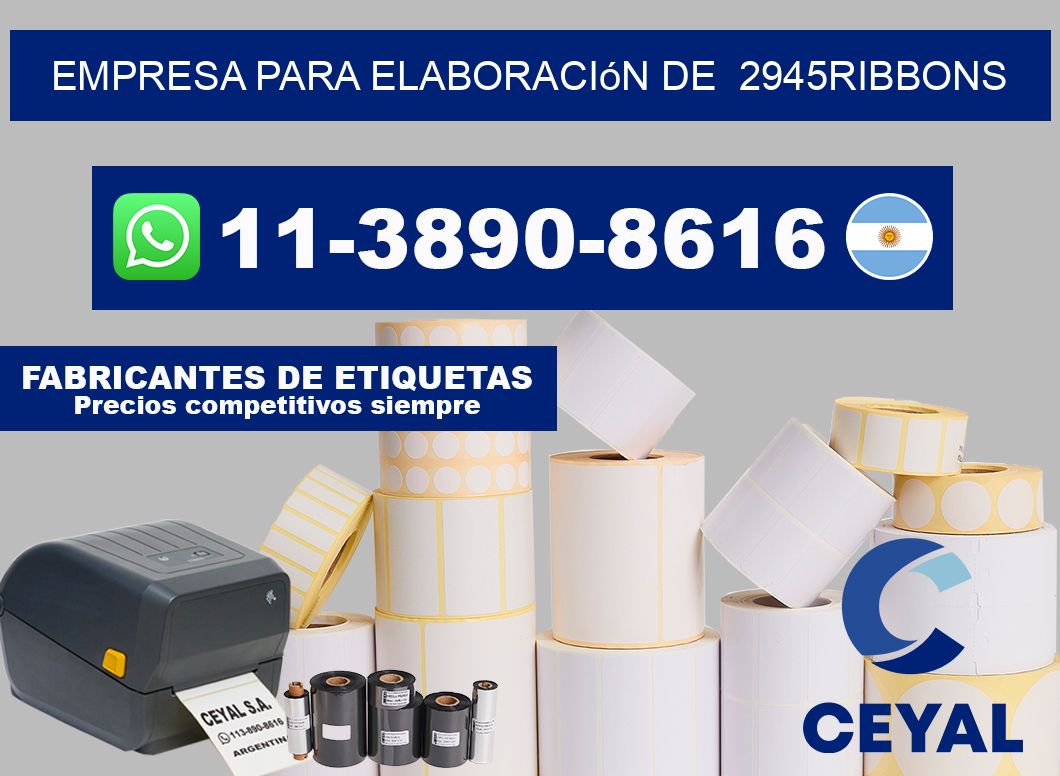 empresa para elaboración de  2945ribbons
