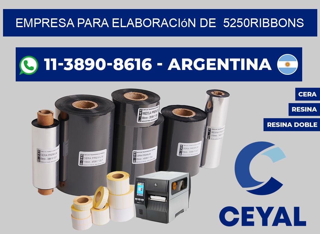 empresa para elaboración de 5250ribbons