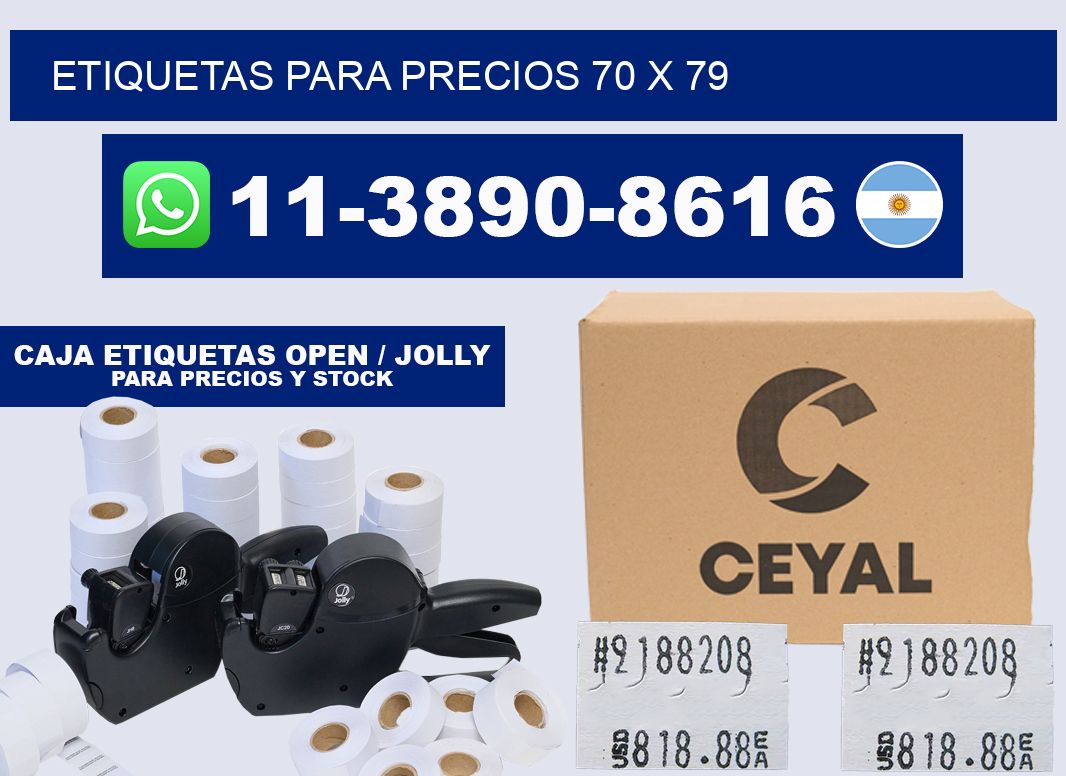 etiquetas para precios 70 x 79