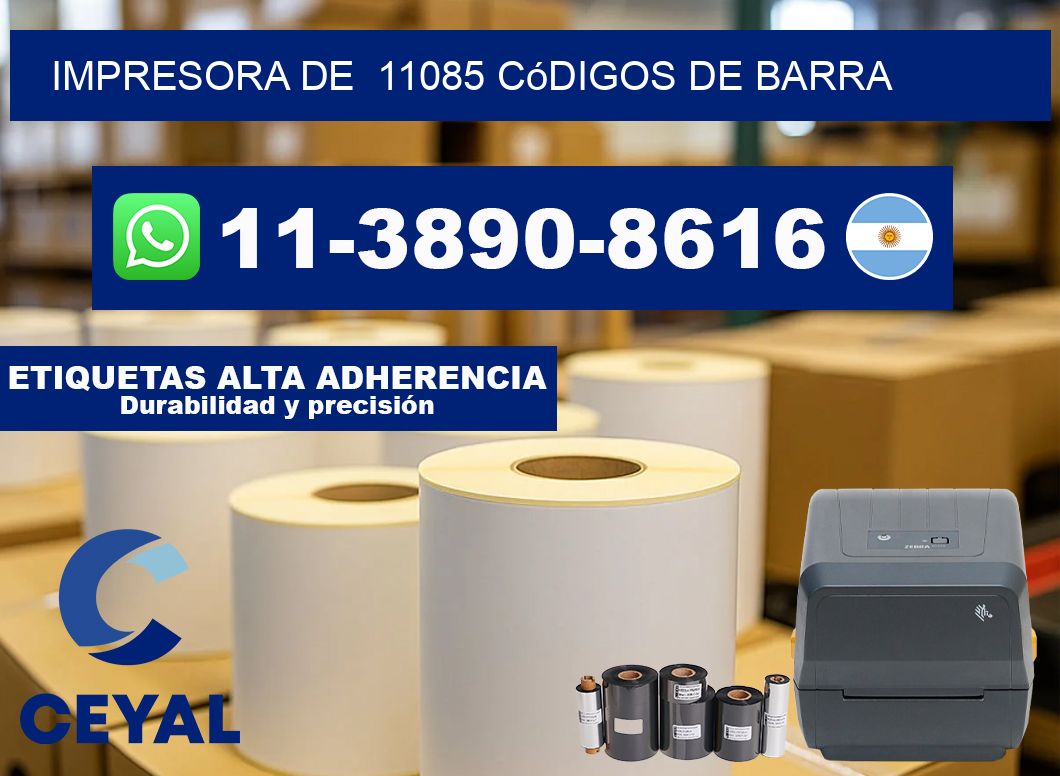 impresora de 11085 códigos de barra