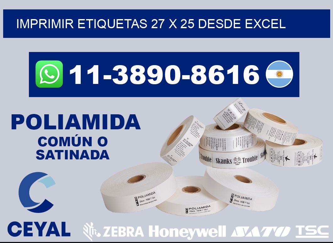 imprimir etiquetas 27 x 25 desde excel
