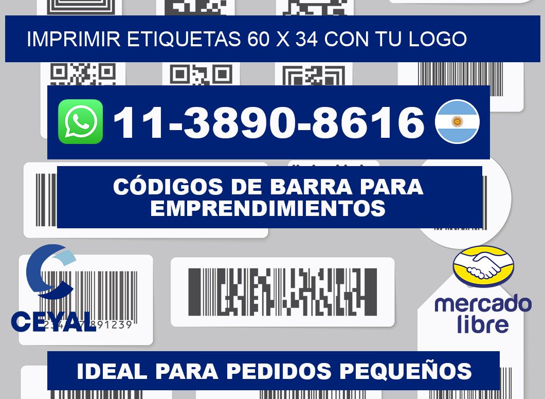 imprimir etiquetas 60 x 34 con tu logo