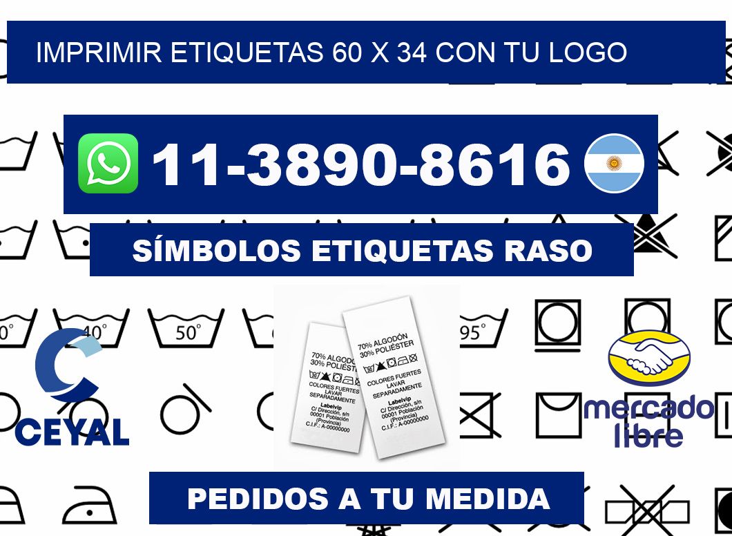 imprimir etiquetas 60 x 34 con tu logo