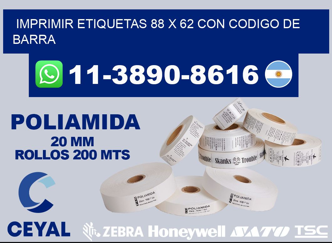 imprimir etiquetas 88 x 62 con codigo de barra
