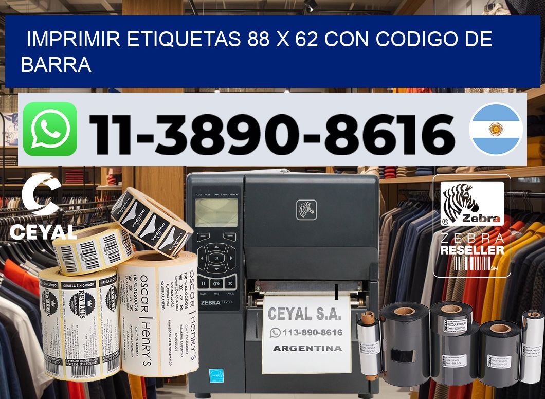 imprimir etiquetas 88 x 62 con codigo de barra
