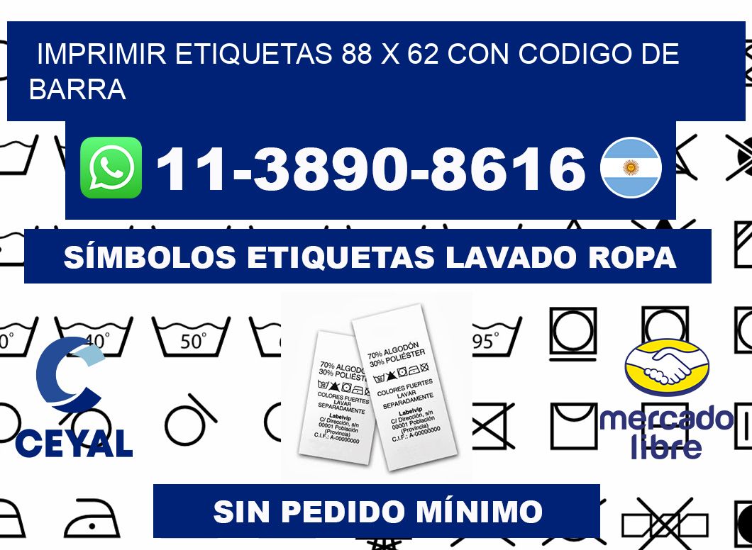 imprimir etiquetas 88 x 62 con codigo de barra