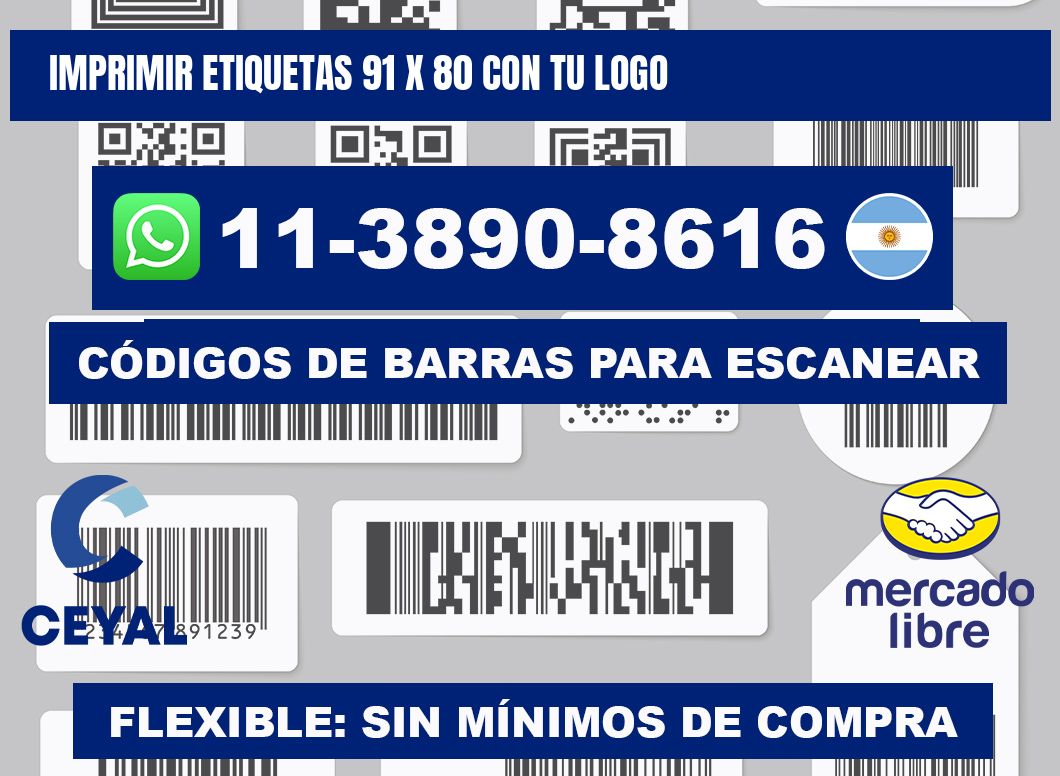 imprimir etiquetas 91 x 80 con tu logo