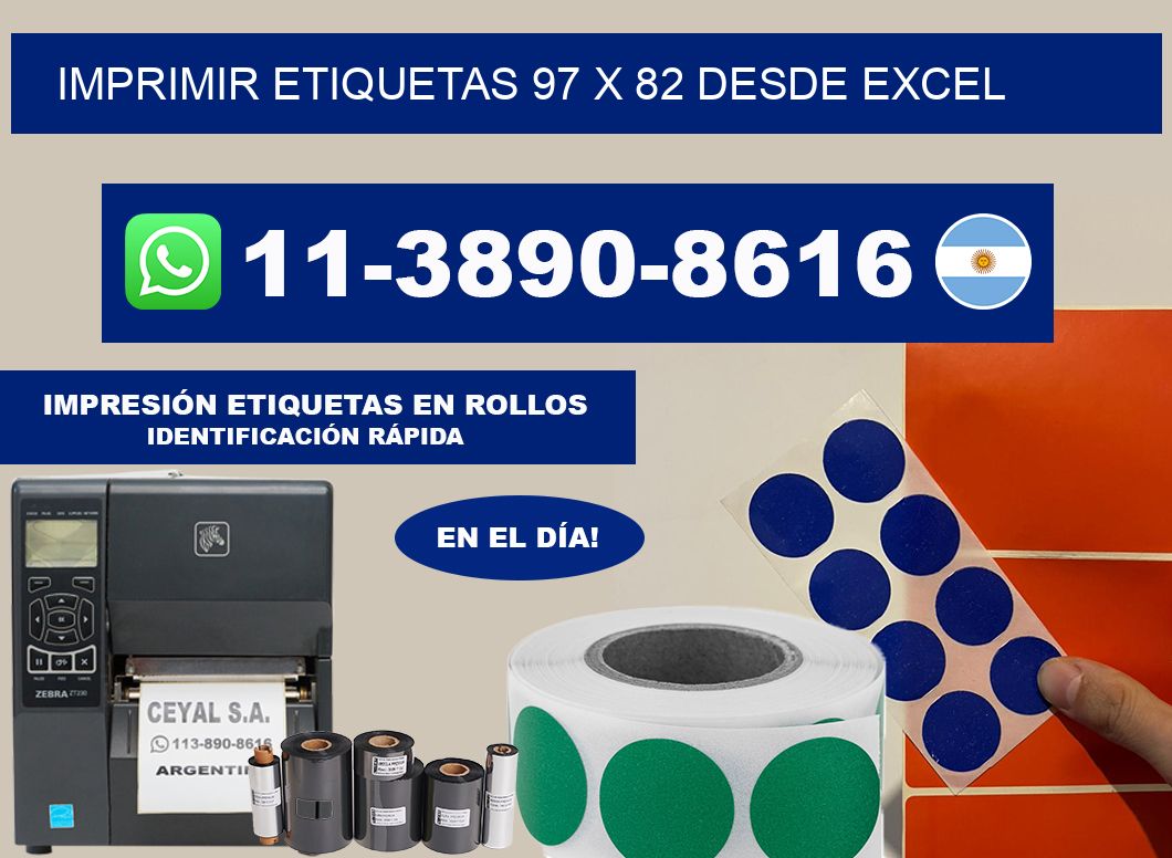 imprimir etiquetas 97 x 82 desde excel