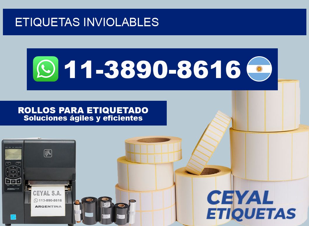 ETIQUETAS inviolables