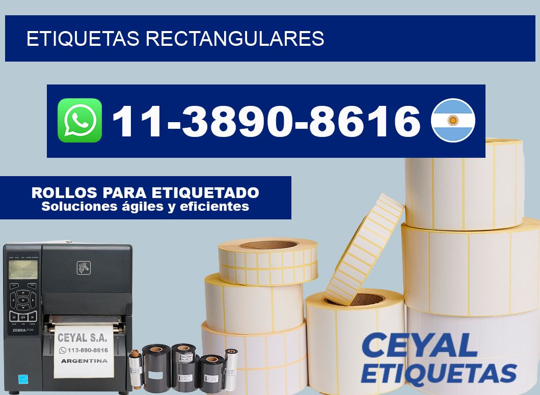 ETIQUETAS rectangulares
