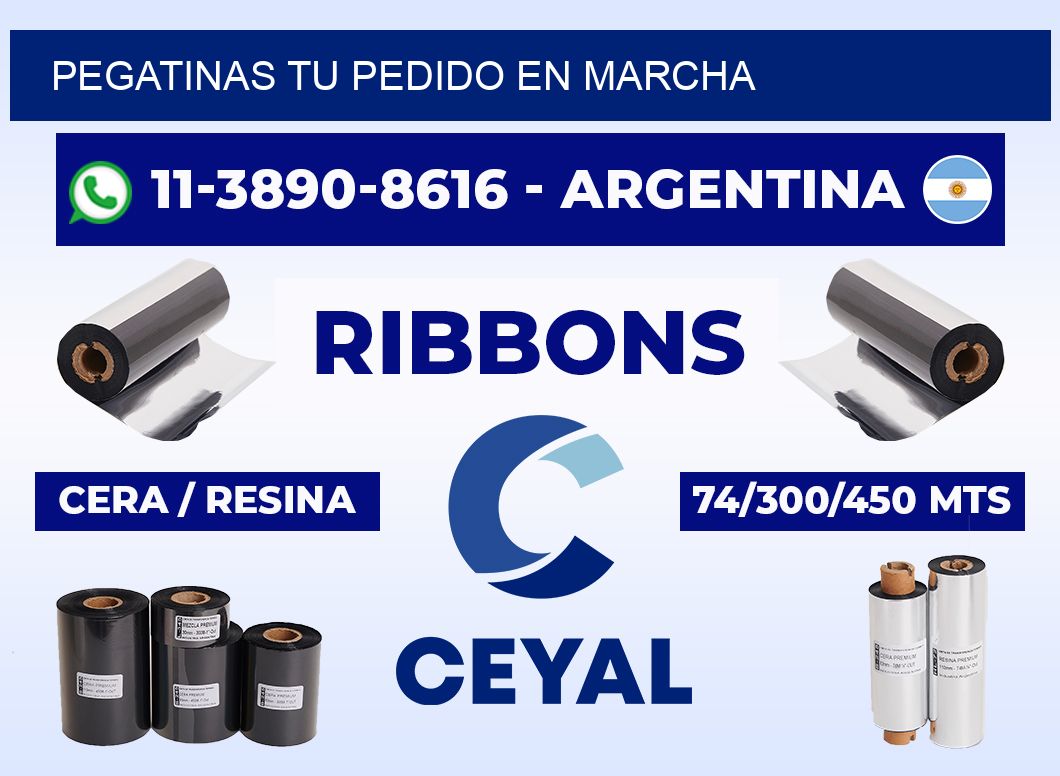 PEGATINAS Tu pedido en marcha
