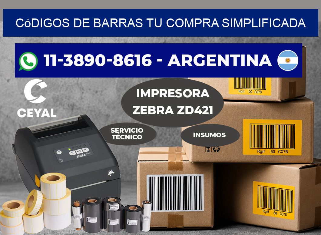 códigos de barras Tu compra simplificada