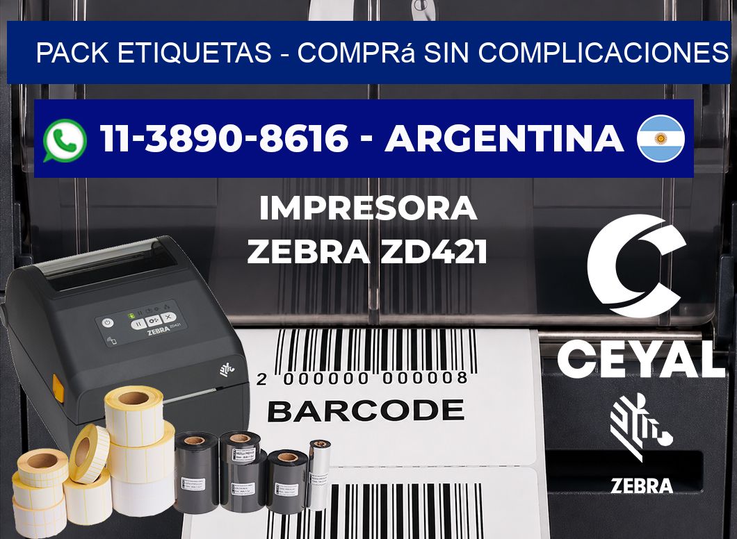 pack etiquetas - Comprá sin complicaciones