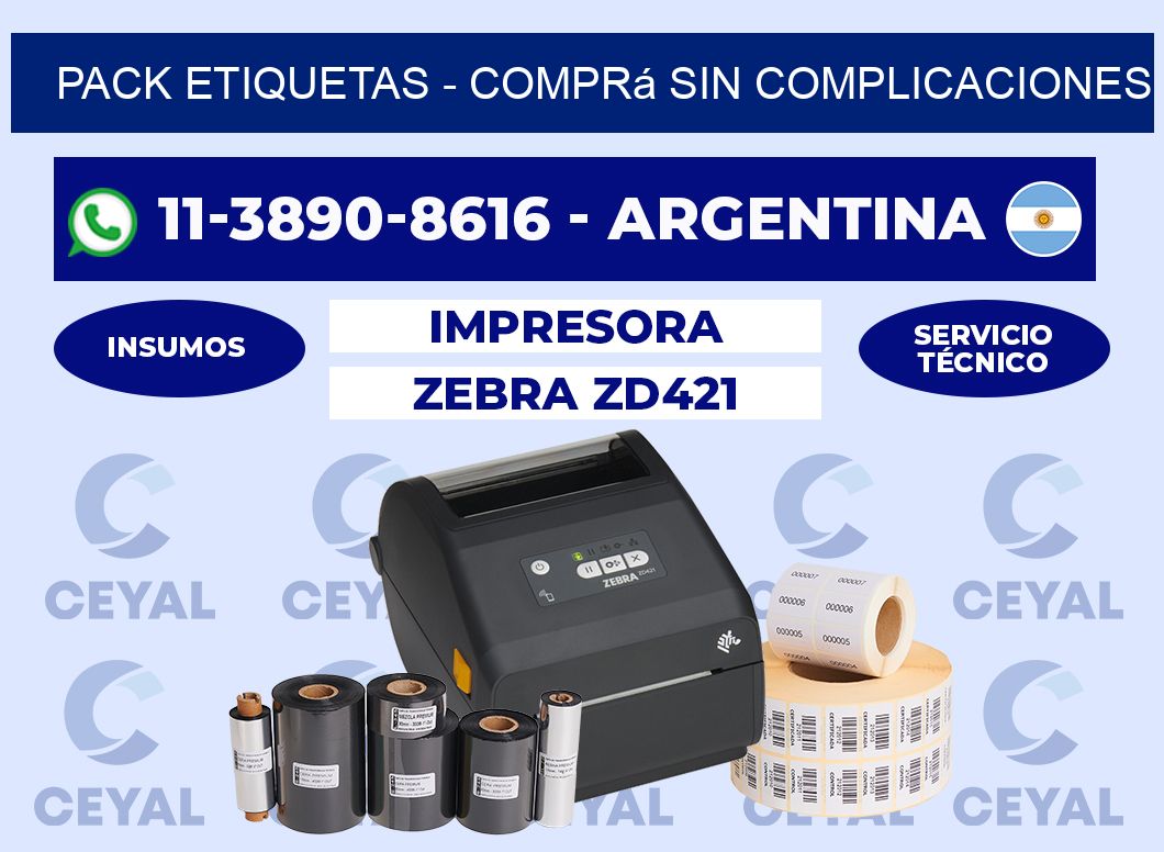 pack etiquetas - Comprá sin complicaciones
