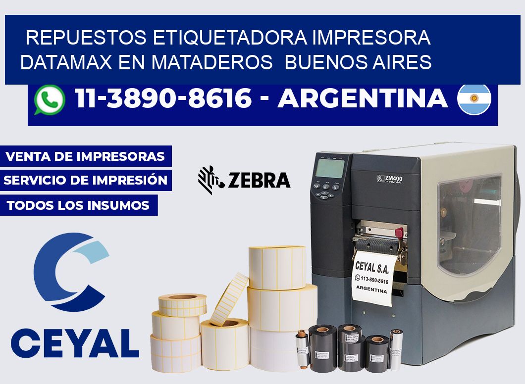 repuestos etiquetadora impresora Datamax en Mataderos  Buenos Aires