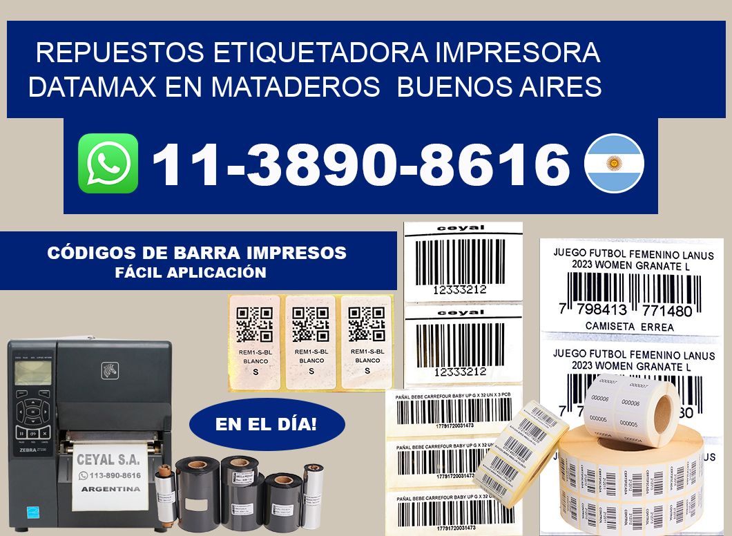repuestos etiquetadora impresora Datamax en Mataderos  Buenos Aires