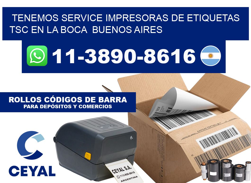 tenemos service Impresoras de Etiquetas TSC en La Boca  Buenos Aires