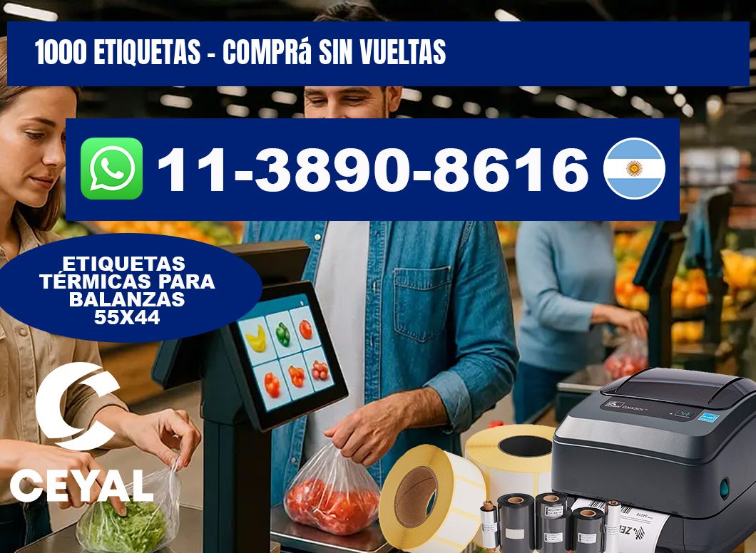 1000 ETIQUETAS - Comprá sin vueltas