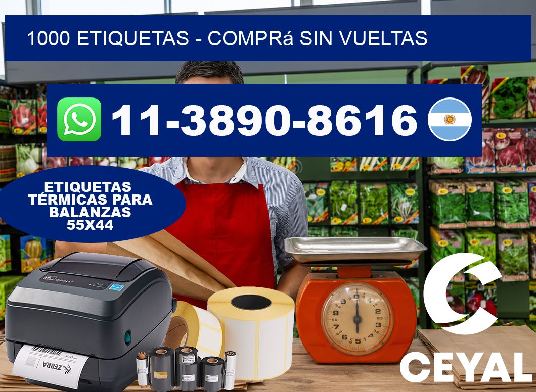 1000 ETIQUETAS - Comprá sin vueltas