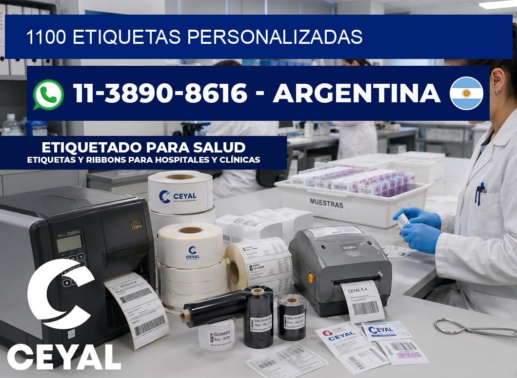 1100 ETIQUETAS PERSONALIZADAS