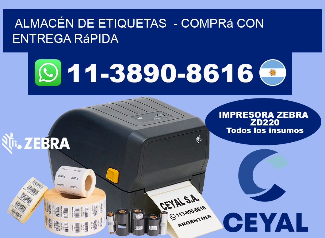 ALMACÉN DE ETIQUETAS  - Comprá con entrega rápida