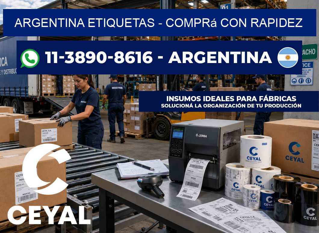 ARGENTINA ETIQUETAS – Comprá con rapidez