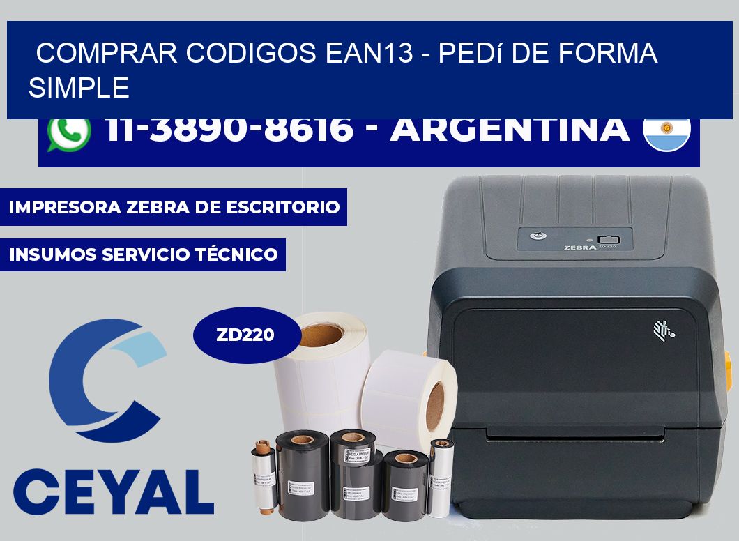 COMPRAR CODIGOS EAN13 - Pedí de forma simple