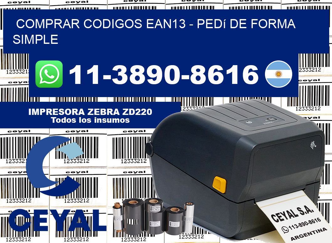 COMPRAR CODIGOS EAN13 - Pedí de forma simple