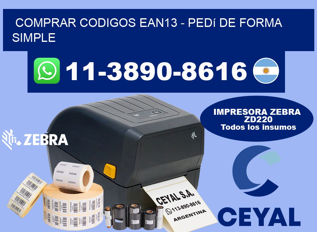 COMPRAR CODIGOS EAN13 - Pedí de forma simple