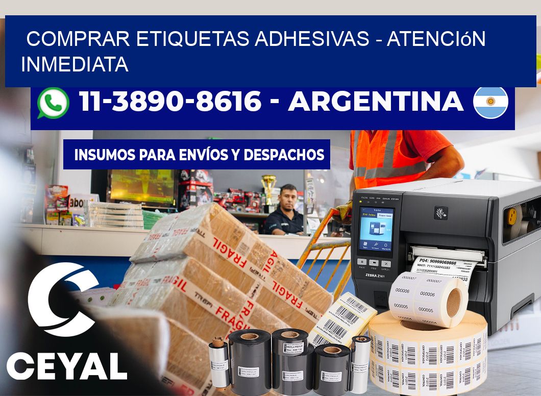 COMPRAR ETIQUETAS ADHESIVAS – Atención inmediata