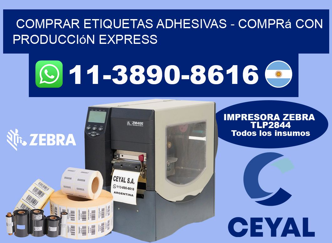 COMPRAR ETIQUETAS ADHESIVAS - Comprá con producción express