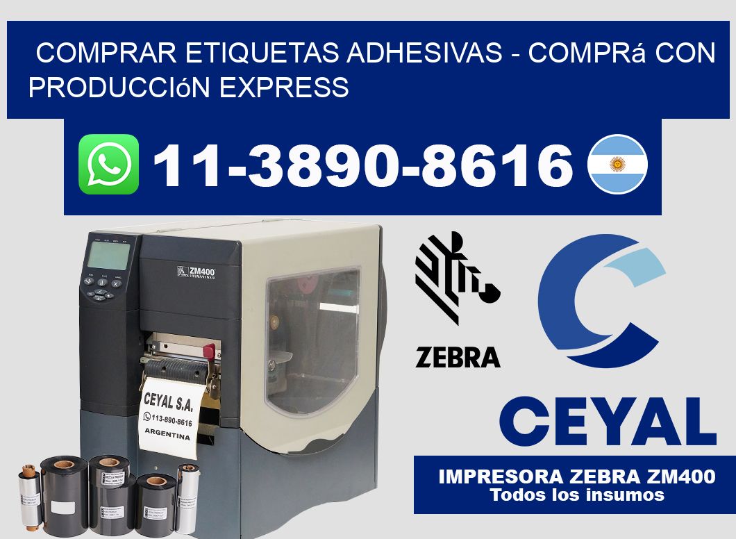 COMPRAR ETIQUETAS ADHESIVAS - Comprá con producción express