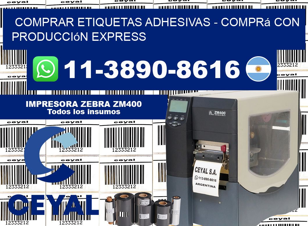 COMPRAR ETIQUETAS ADHESIVAS – Comprá con producción express