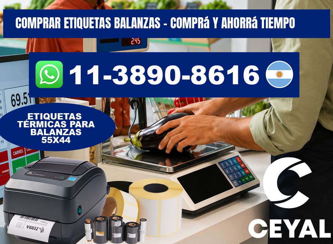 COMPRAR ETIQUETAS BALANZAS - Comprá y ahorrá tiempo