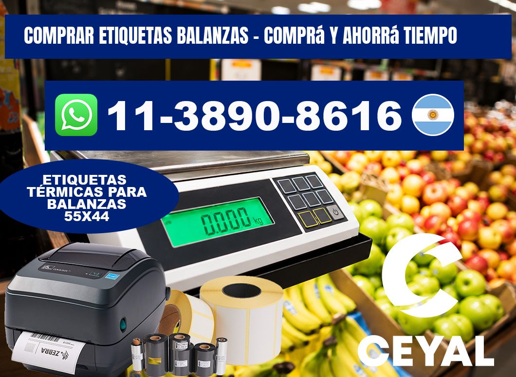COMPRAR ETIQUETAS BALANZAS - Comprá y ahorrá tiempo