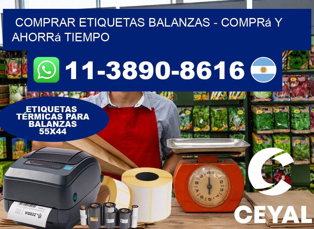 COMPRAR ETIQUETAS BALANZAS – Comprá y ahorrá tiempo