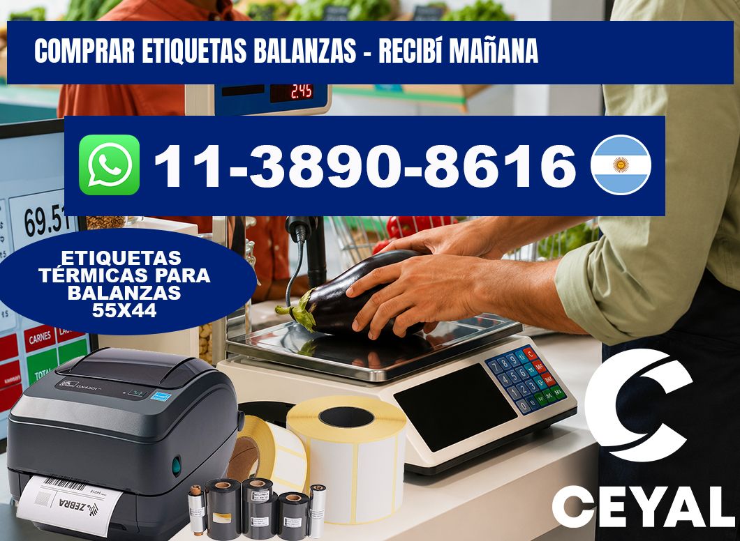 COMPRAR ETIQUETAS BALANZAS - recibí mañana