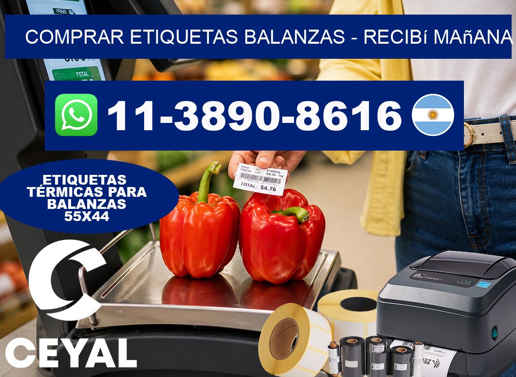 COMPRAR ETIQUETAS BALANZAS - recibí mañana