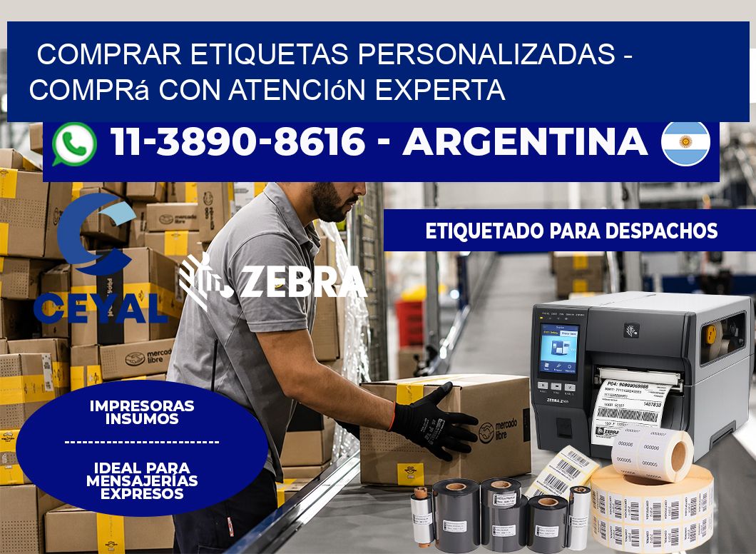 COMPRAR ETIQUETAS PERSONALIZADAS - Comprá con atención experta