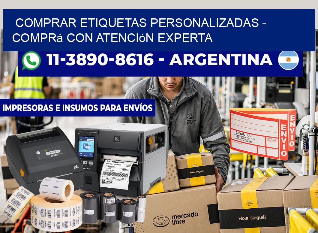 COMPRAR ETIQUETAS PERSONALIZADAS - Comprá con atención experta
