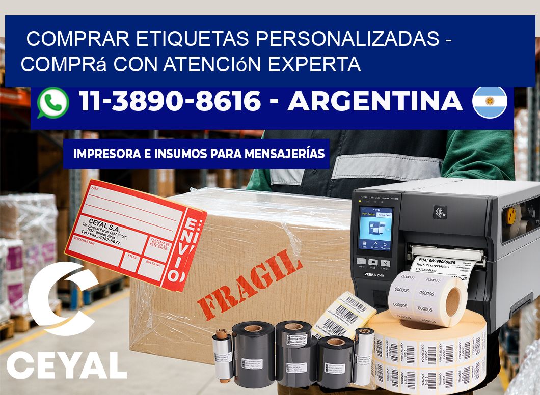 COMPRAR ETIQUETAS PERSONALIZADAS – Comprá con atención experta