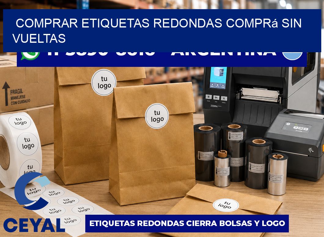 COMPRAR ETIQUETAS REDONDAS Comprá sin vueltas