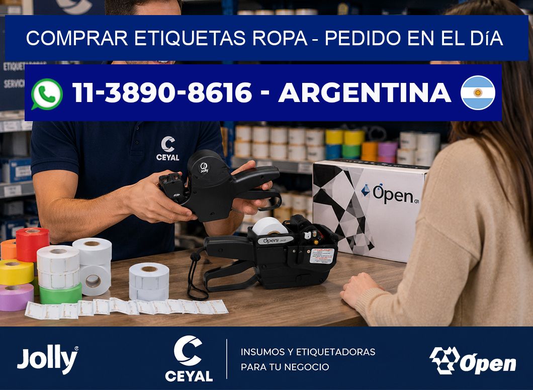 COMPRAR ETIQUETAS ROPA - Pedido en el día