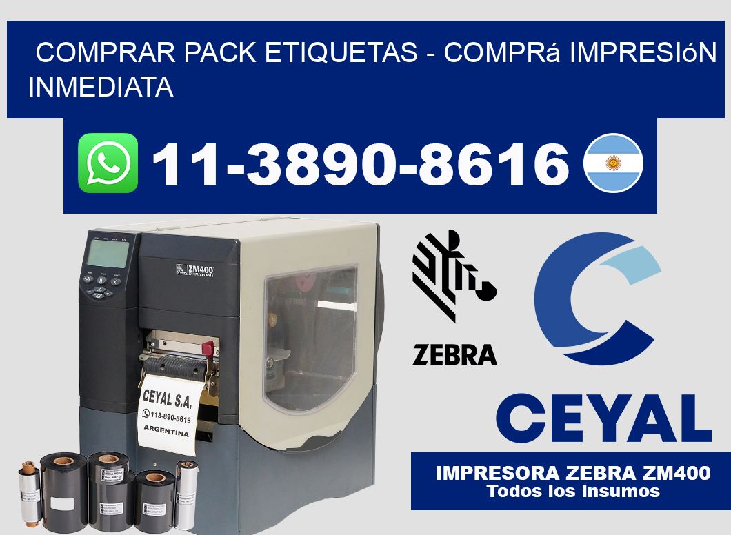 COMPRAR PACK ETIQUETAS - Comprá impresión inmediata