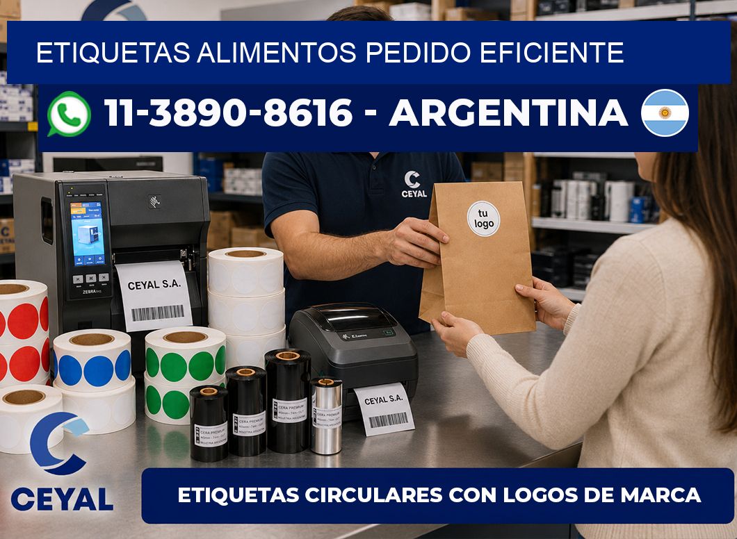 ETIQUETAS ALIMENTOS Pedido eficiente
