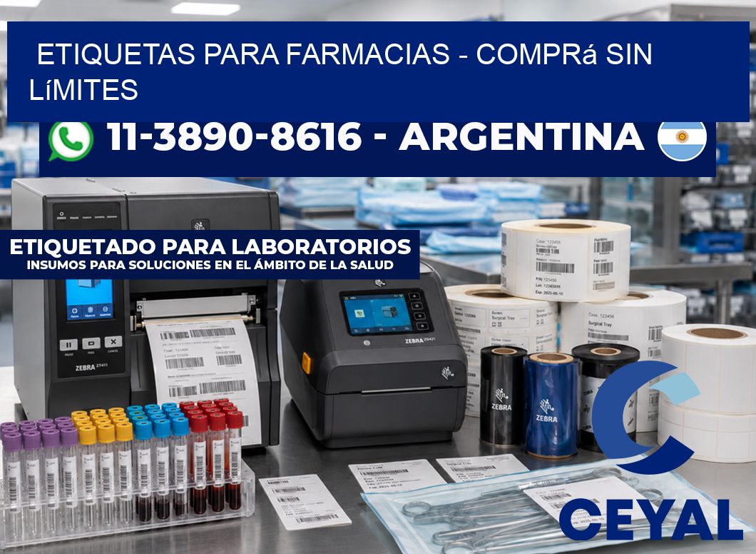 ETIQUETAS PARA FARMACIAS - Comprá sin límites