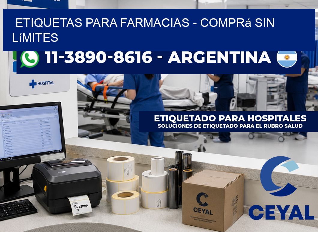 ETIQUETAS PARA FARMACIAS - Comprá sin límites