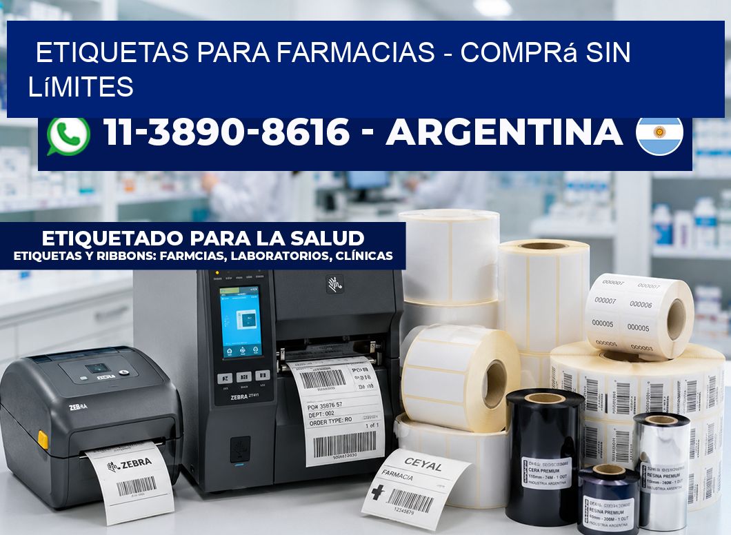 ETIQUETAS PARA FARMACIAS - Comprá sin límites