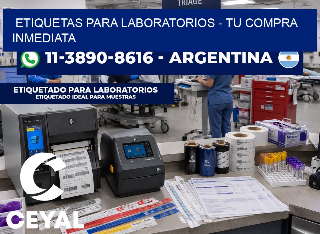 ETIQUETAS PARA LABORATORIOS - Tu compra inmediata