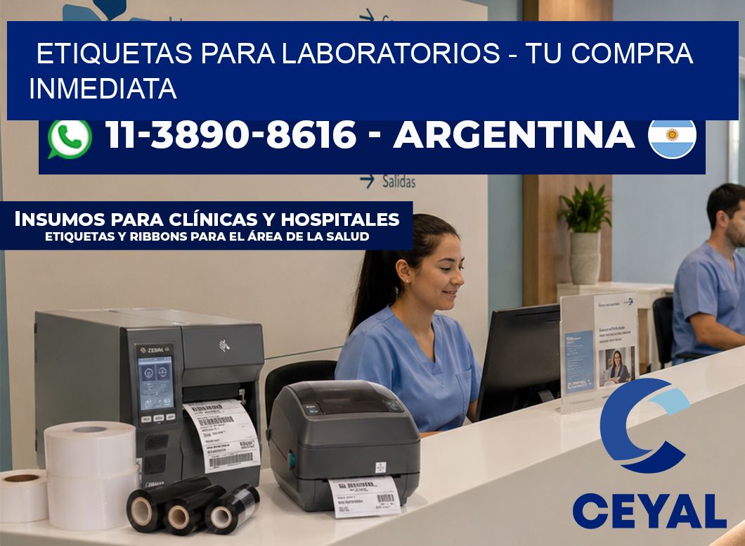 ETIQUETAS PARA LABORATORIOS - Tu compra inmediata